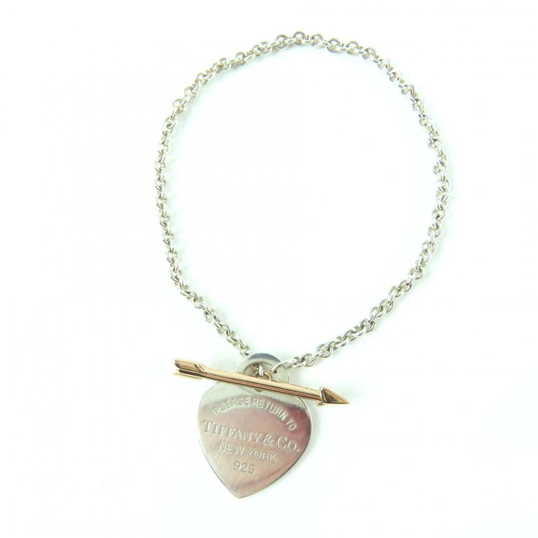 Great TIFFANY&Co. bracelet Lovestruck Heart Tag Bracelet combination AG925