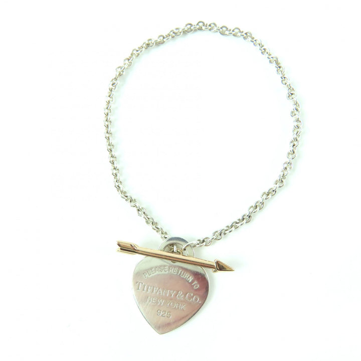 Great TIFFANY&Co. bracelet Lovestruck Heart Tag Bracelet combination AG925