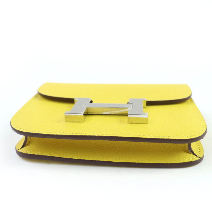 HERMES Bifold Wallet Constance Slim Compact wallet Epsom Leather Women