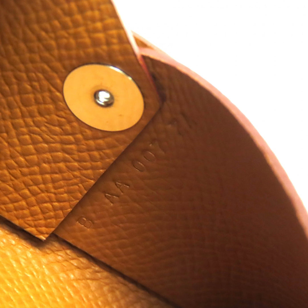 Pristine HERMES Card Case Calvi Epsom Leather Women