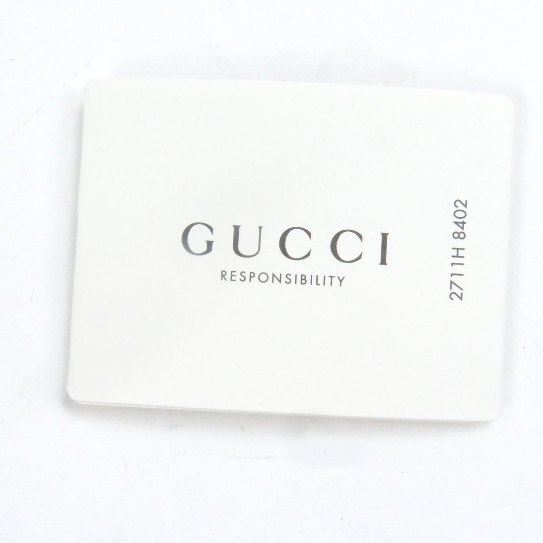 Excellent GUCCI Stall Diamante Check Pattern Fringe gray wool mens 544615