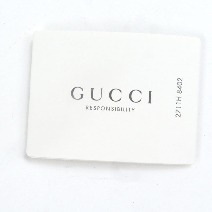 Excellent GUCCI Stall Diamante Check Pattern Fringe gray wool mens 544615