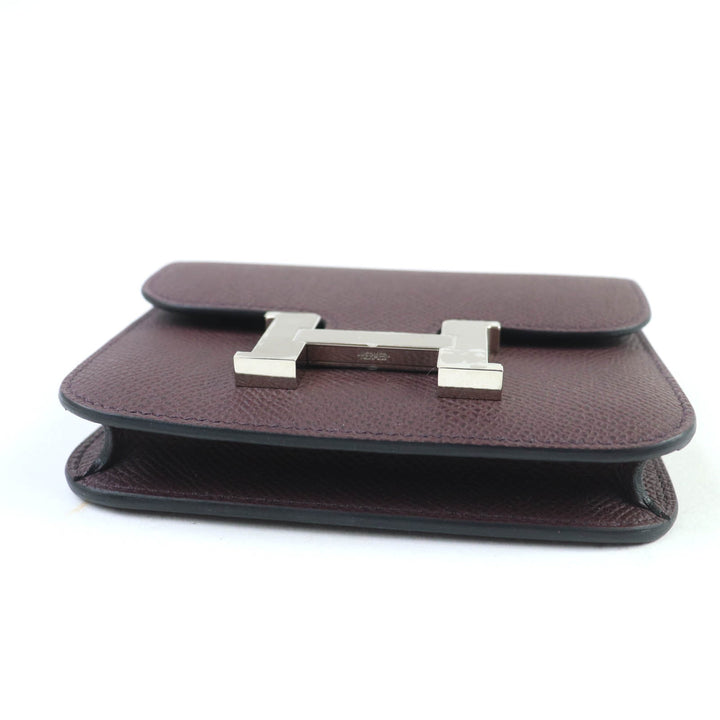 HERMES Bifold Wallet Constance Slim Compact wallet Epsom Leather Women