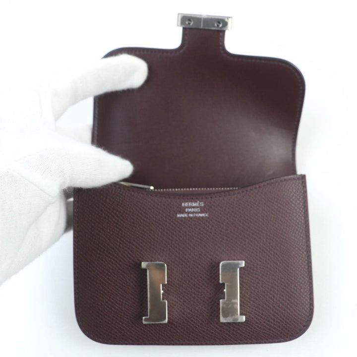 HERMES Bifold Wallet Constance Slim Compact wallet Epsom Leather Women