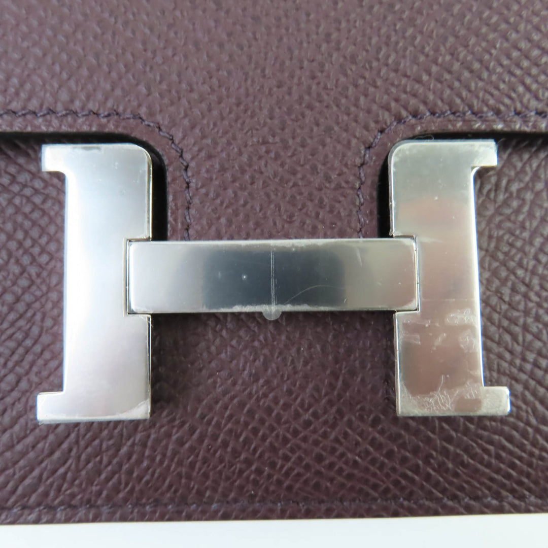 HERMES Bifold Wallet Constance Slim Compact wallet Epsom Leather Women