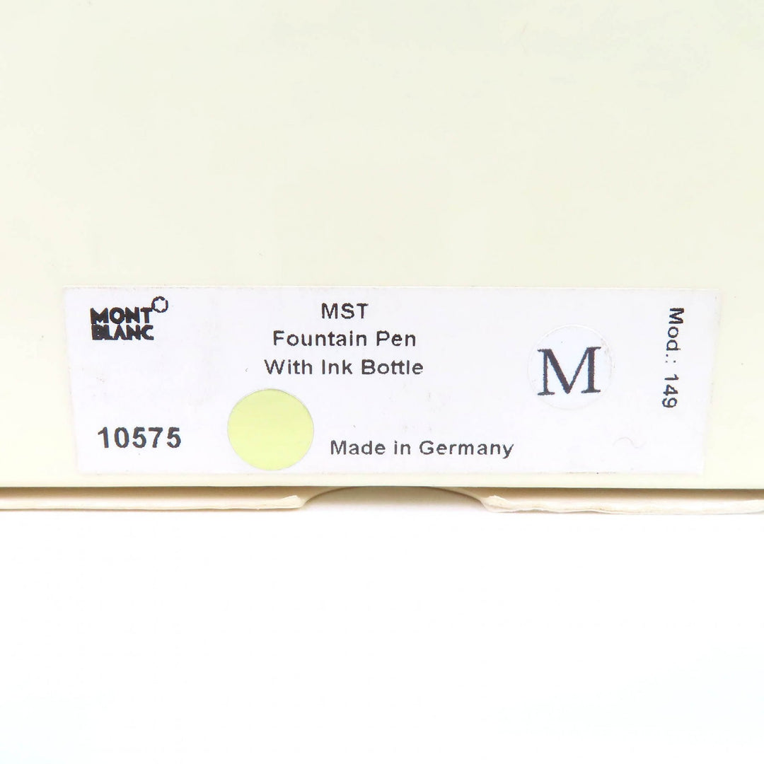Pristine MONTBLANC fountain pen Meisterstück 149 PIX nib 18K black 18K 10575