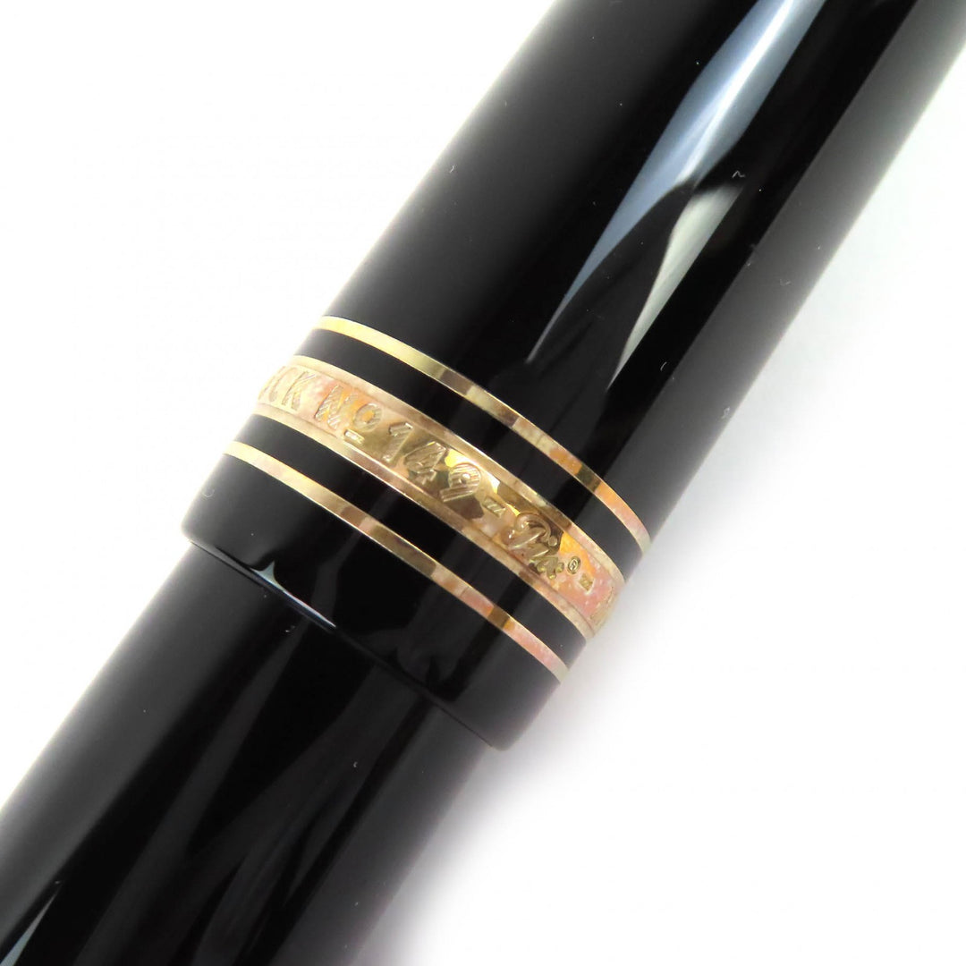 Pristine MONTBLANC fountain pen Meisterstück 149 PIX nib 18K black 18K 10575