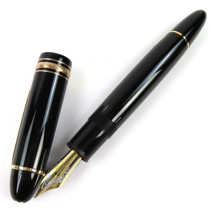 Pristine MONTBLANC fountain pen Meisterstück 149 PIX nib 18K black 18K 10575