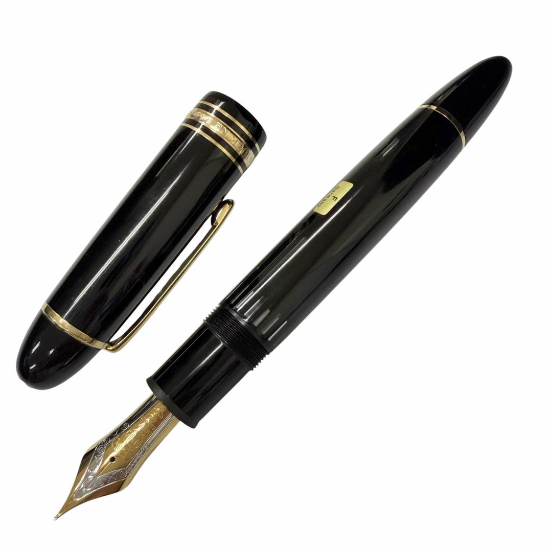 Pristine MONTBLANC fountain pen Meisterstück 149 Cap type black 18K mens