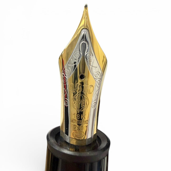 Pristine MONTBLANC fountain pen Meisterstück 149 Cap type black 18K mens