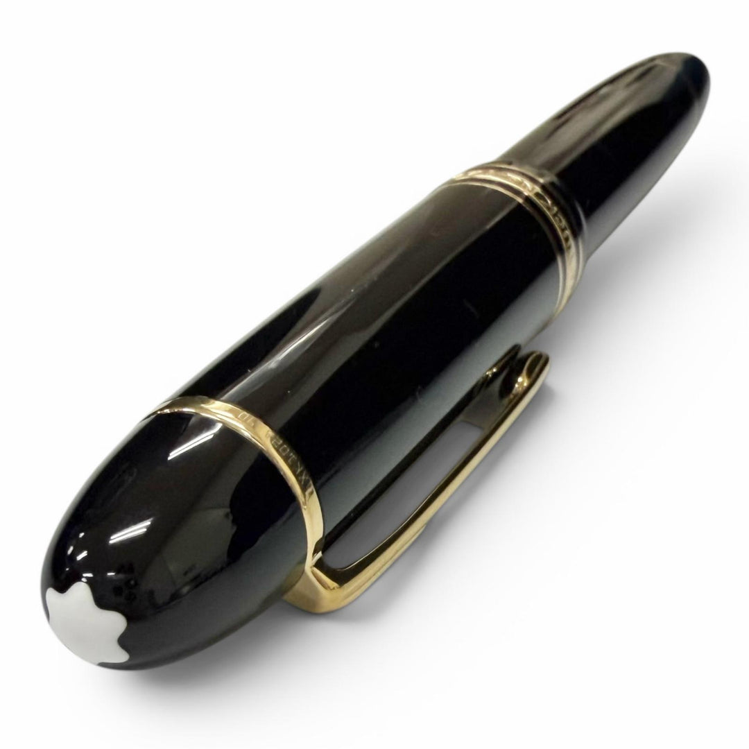 Pristine MONTBLANC fountain pen Meisterstück 149 Cap type black 18K mens