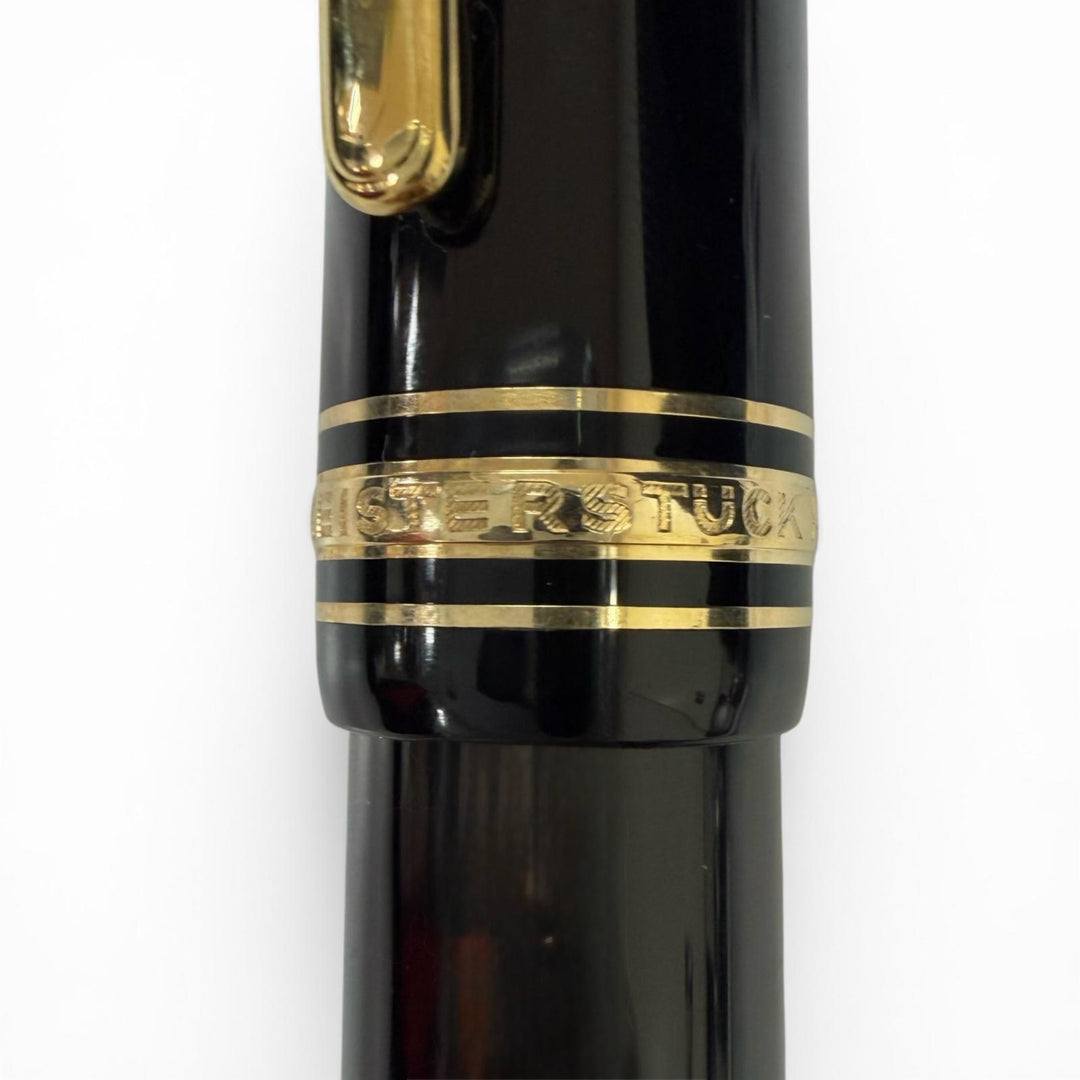 Pristine MONTBLANC fountain pen Meisterstück 149 Cap type black 18K mens