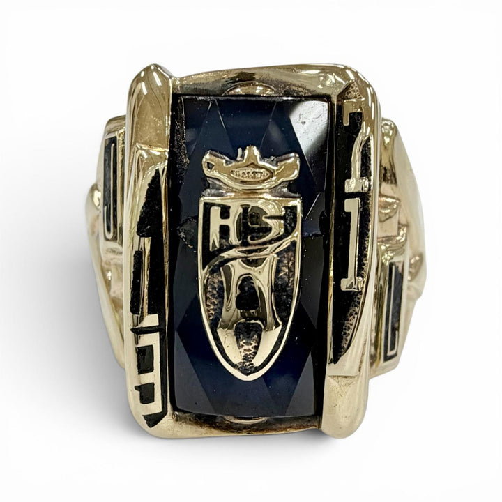 Great JOSTEN Ring ring College 1971 gold 10K mens