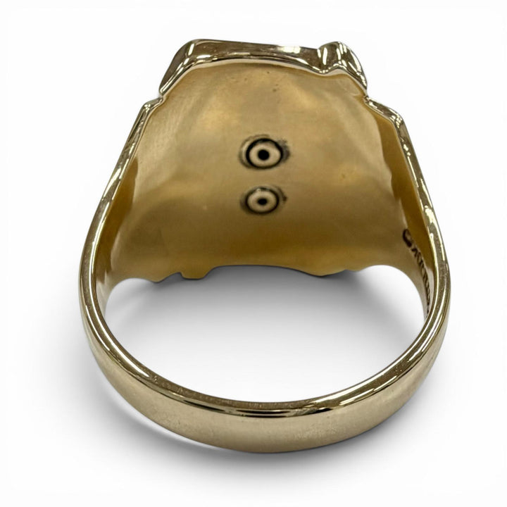 Great JOSTEN Ring ring College 1971 gold 10K mens