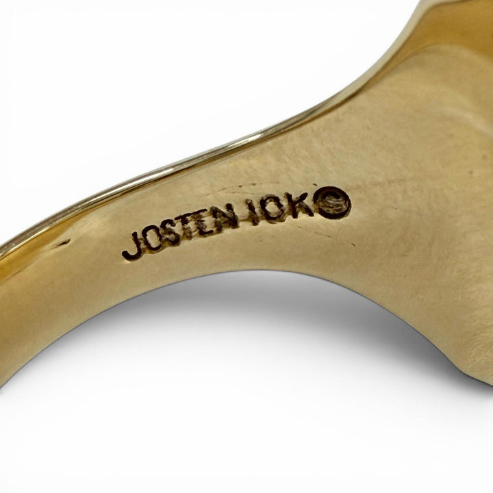 Great JOSTEN Ring ring College 1971 gold 10K mens