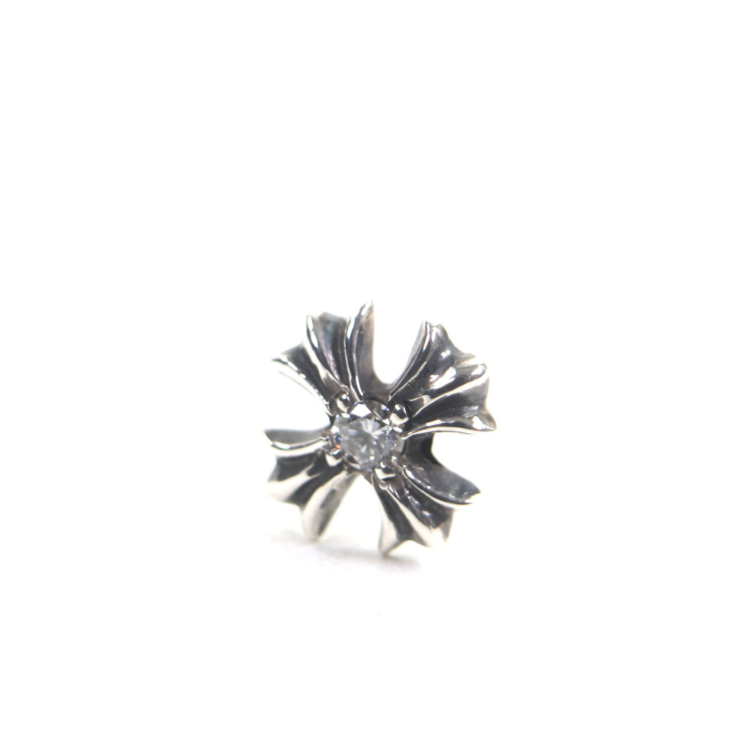 Great CHROME HEARTS Pierce No2 CH PLS DIA CH Plus Stud Silver 925 mens