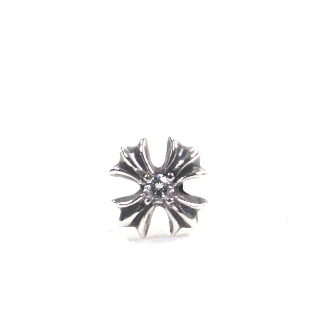Great CHROME HEARTS Pierce No2 CH PLS DIA CH Plus Stud Silver 925 mens