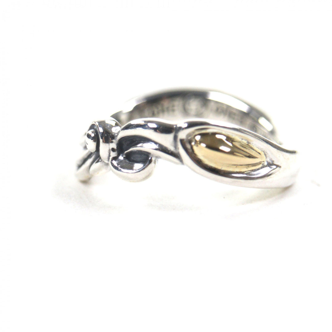 Excellent LONE ONES Ring Infinity Gold Eye Combi Silver 18K mens