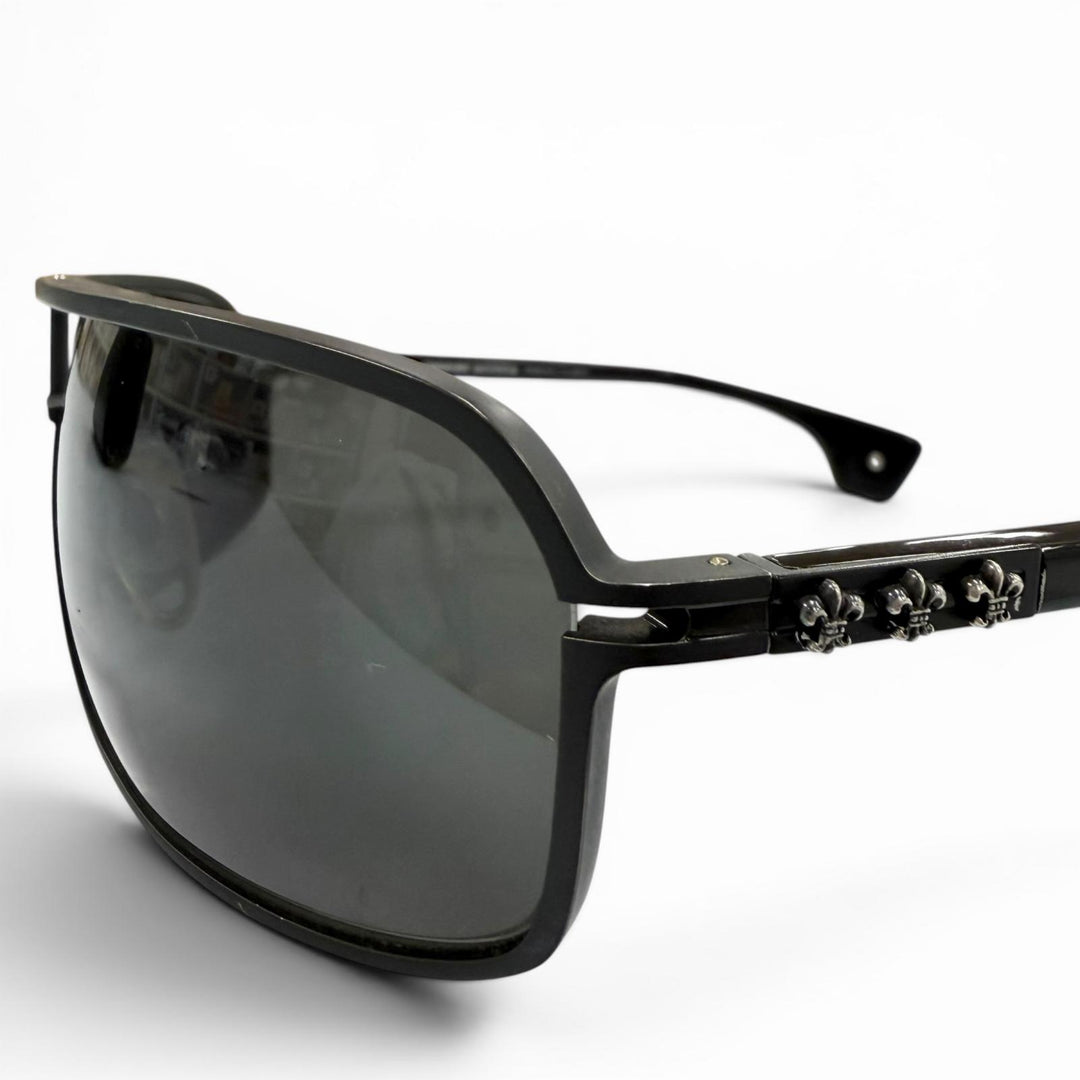 Very Good CHROME HEARTS sunglasses MORNING WOOD II black 925