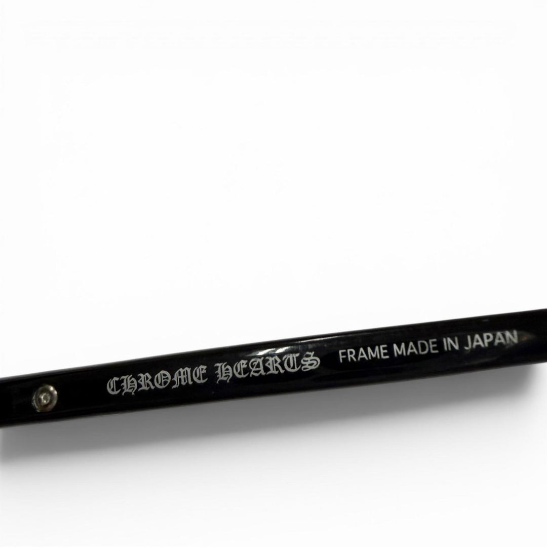 Very Good CHROME HEARTS sunglasses MORNING WOOD II black 925