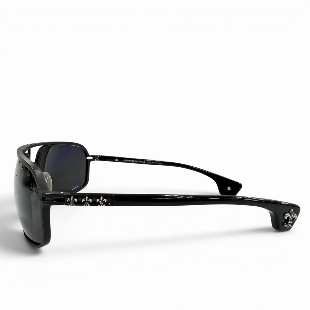 Very Good CHROME HEARTS sunglasses MORNING WOOD II black 925