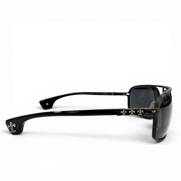Very Good CHROME HEARTS sunglasses MORNING WOOD II black 925