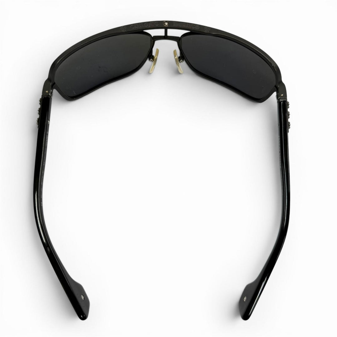 Very Good CHROME HEARTS sunglasses MORNING WOOD II black 925