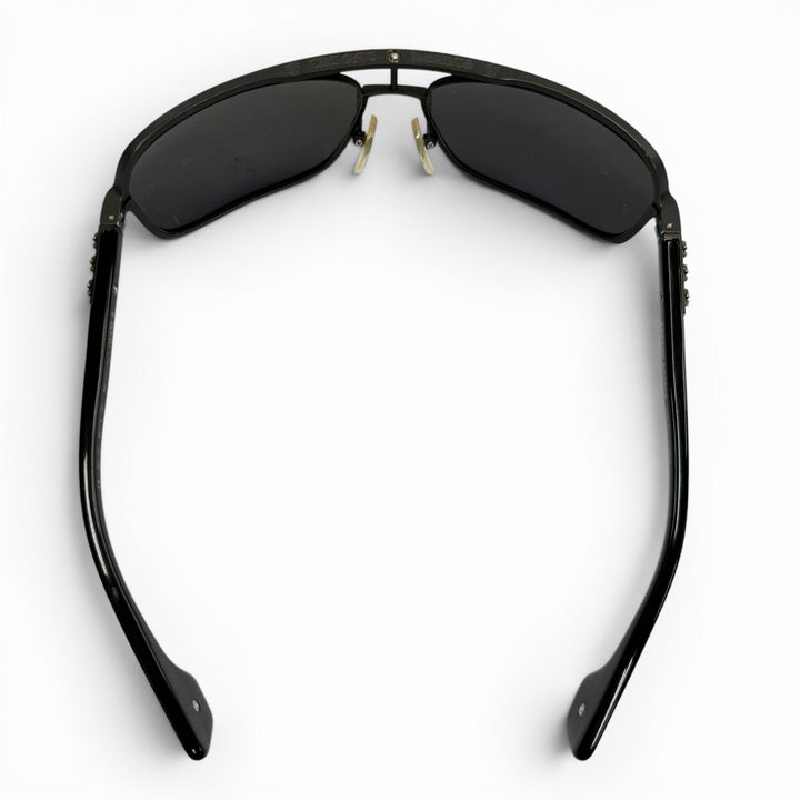 Very Good CHROME HEARTS sunglasses MORNING WOOD II black 925