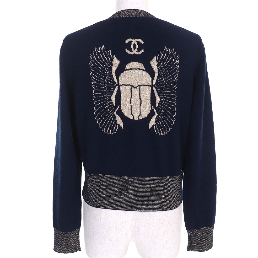 CHANEL cardigan COCO Mark Scarab Button Métiers d'Art Collection 38 P61656K47200