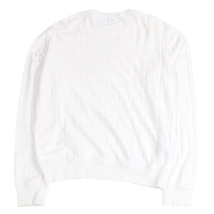 Great HERMES Long-sleeved T-shirt Square all-over print terry fabric long sleeves
