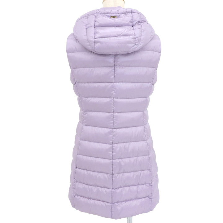 Excellent Herno Down vest SERENA purple Nylon Women 42 PI0329DIC