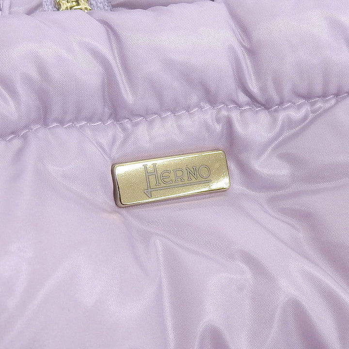 Excellent Herno Down vest SERENA purple Nylon Women 42 PI0329DIC
