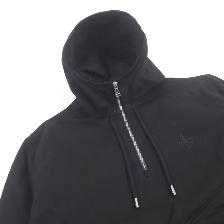 Discounted Great NIKE TRAVIS SCOTT Blouson Logo embroidered anorak hoodie black