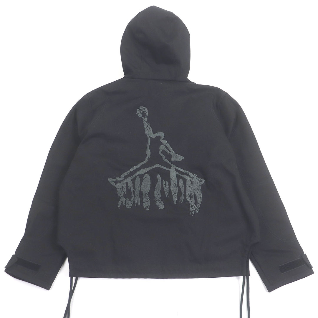 Discounted Great NIKE TRAVIS SCOTT Blouson Logo embroidered anorak hoodie black