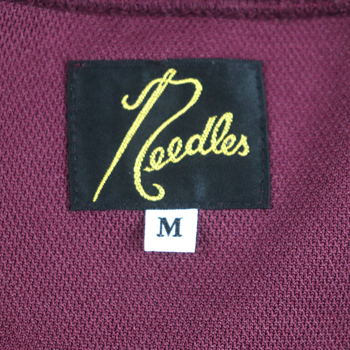 Excellent Needles Track jacket Track Jacket-Poly Smooth wine-red mens M NS244