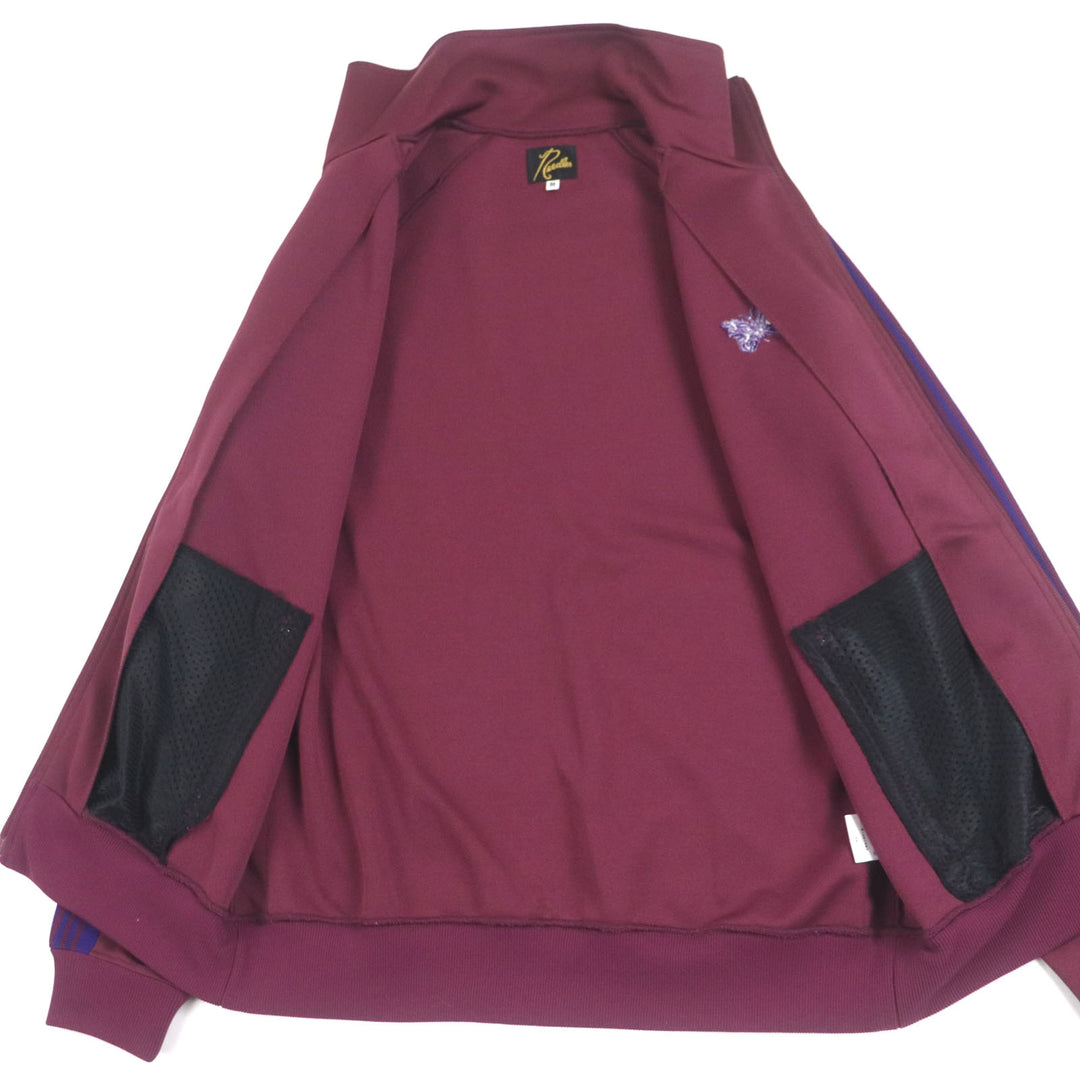 Excellent Needles Track jacket Track Jacket-Poly Smooth wine-red polyester mens M NS244