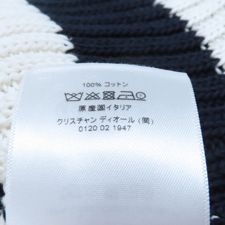 Christian Dior knit White navy cotton Women 40 524S13A7025