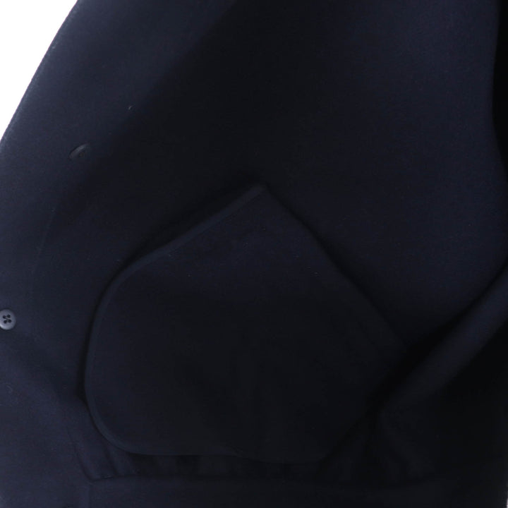 Christian Dior Jacket Logo studs sailor collar Navy wool Women 40 510C80Y1116