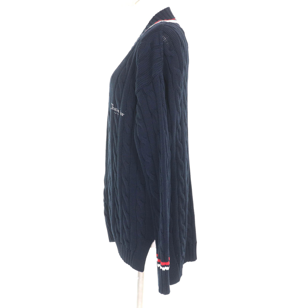Christian Dior cardigan Navy cotton Women 40 524G53A7051