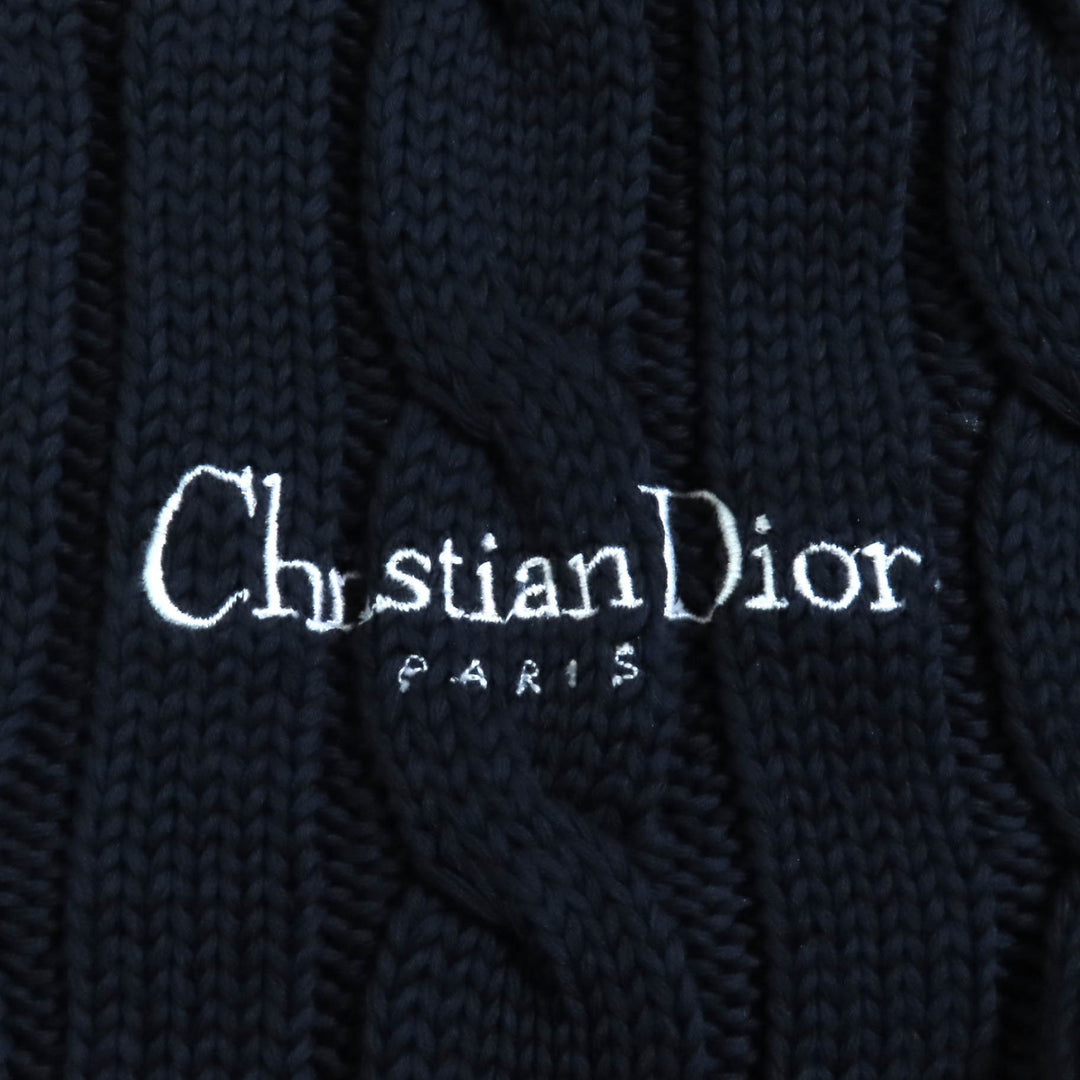 Christian Dior cardigan Navy cotton Women 40 524G53A7051