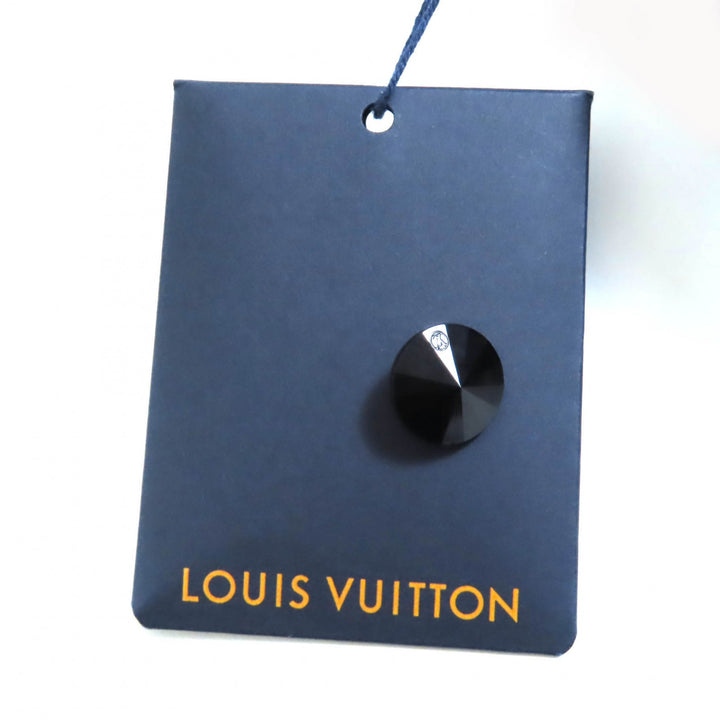 Pristine LOUIS VUITTON one piece Velvet Accent Denim Dress Indigo 38 RW241WJ
