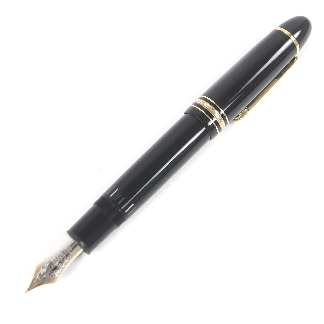 Very Good MONTBLANC fountain pen Meisterstck 149 Cap type Black gold 14K mens