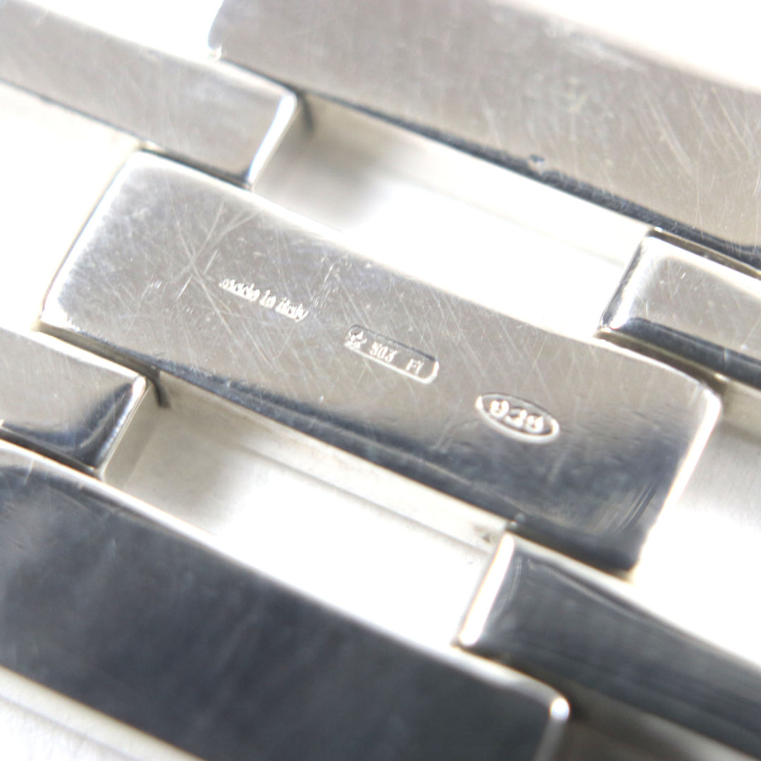 Great GUCCI bracelet HEAVY GATE LINK BRACELET Silver 925 mens