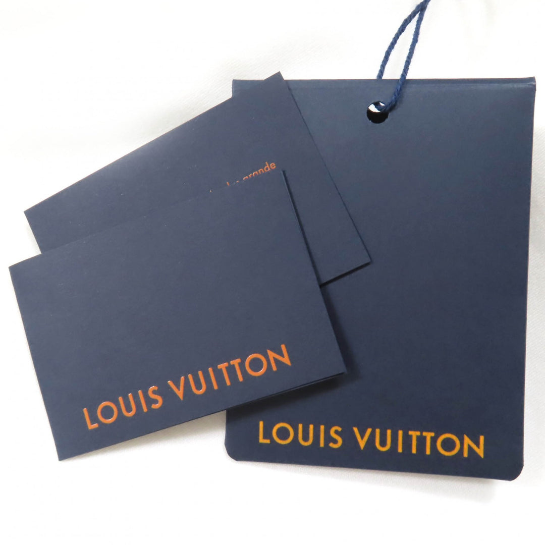Pristine LOUIS VUITTON tops LV logo ruffle white cotton Women L