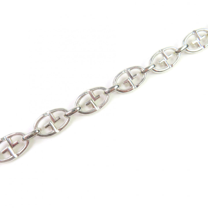 Great GUCCI choker Tom Ford Double G Anchor Chain Silver 925 Women