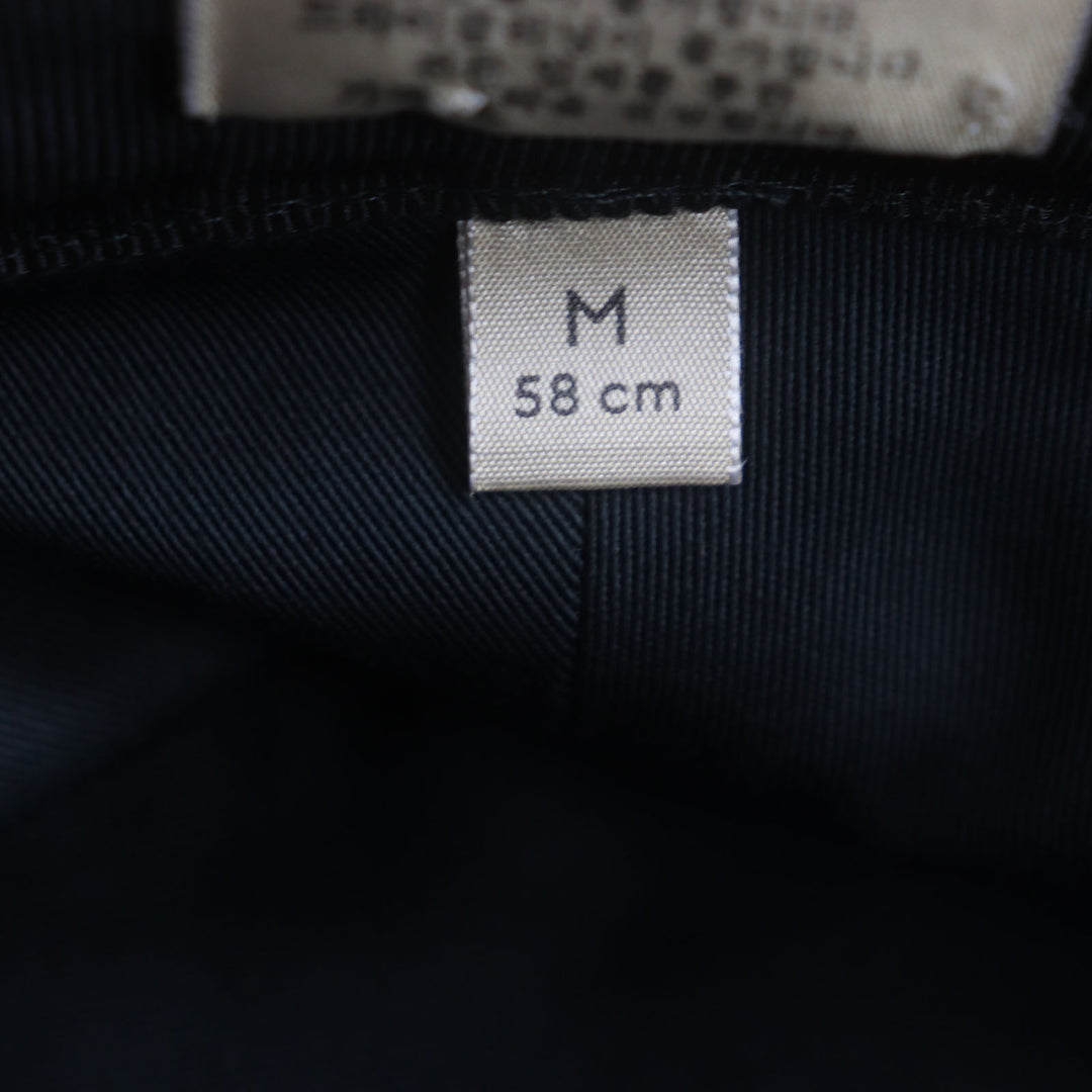 優れた GUCCI 帽子 ブラック ポリエステル メンズ M 576587