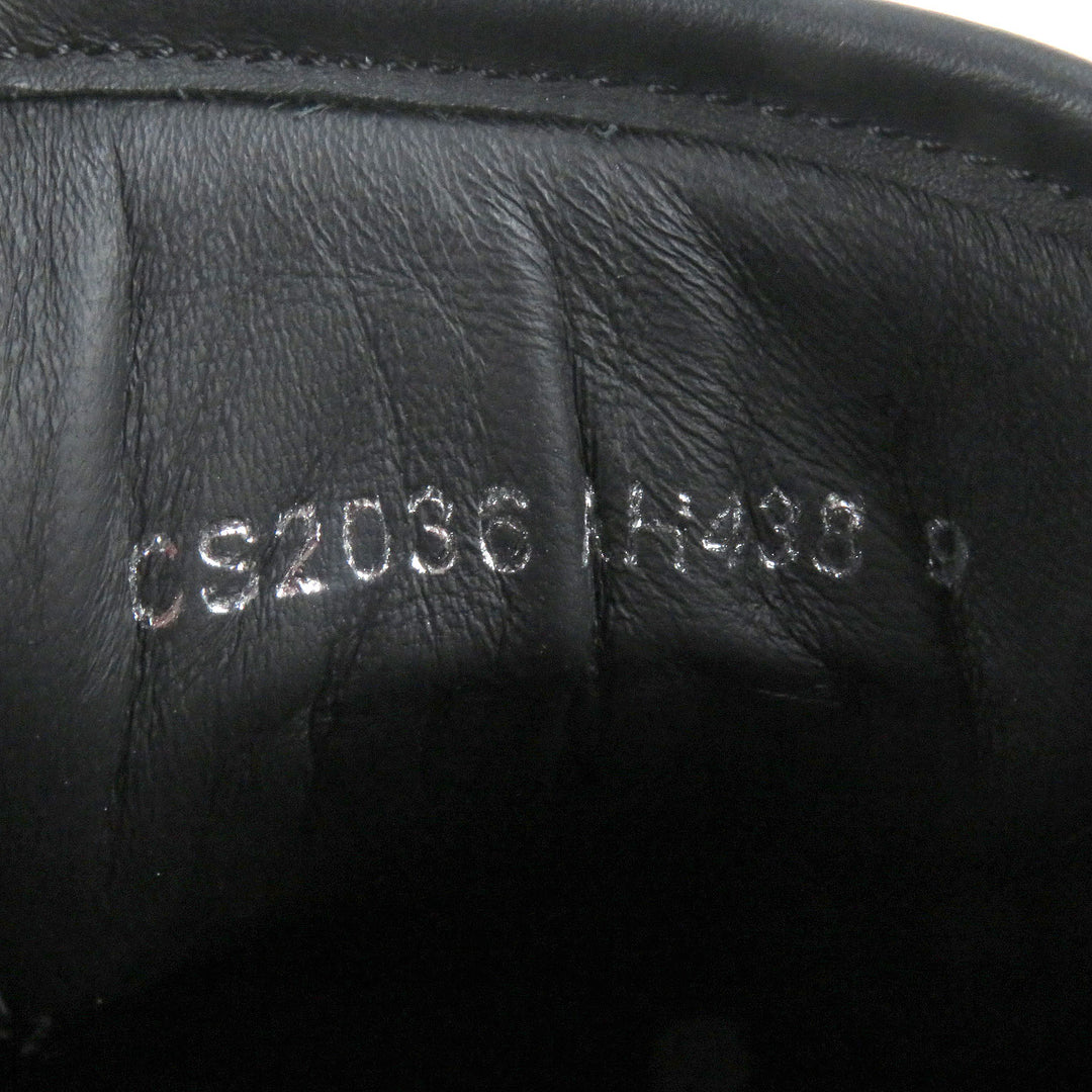 Excellent DOLCE&GABBANA Low cut sneakers Black tag DG logo all-over denim Indigo blue