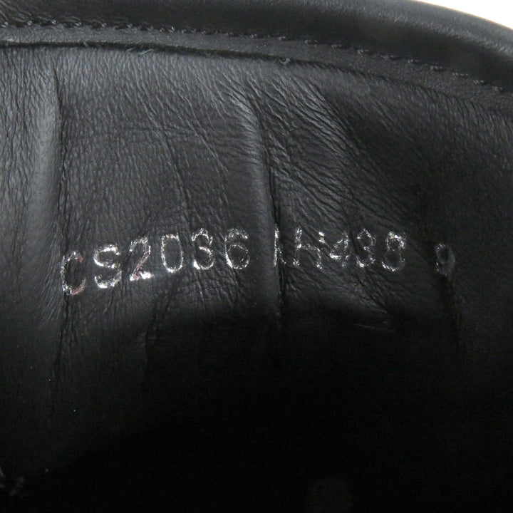Excellent DOLCE&GABBANA Low cut sneakers Black tag DG logo all-over denim Indigo blue