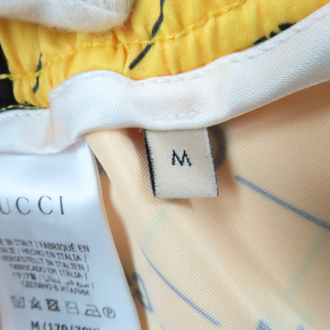 Pristine GUCCI×adidas Shorts Interlocking G yellow polyester Women M 693439
