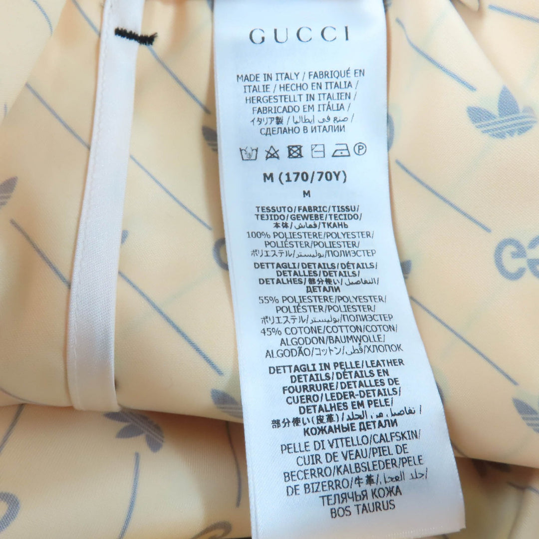 Pristine GUCCI×adidas Shorts Interlocking G yellow polyester Women M 693439